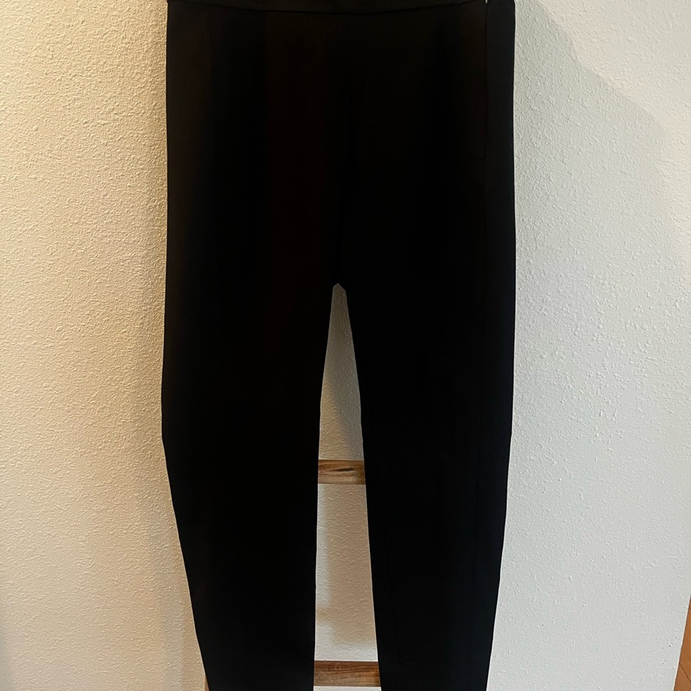 Banana Republic Tapered Leg Black Slacks